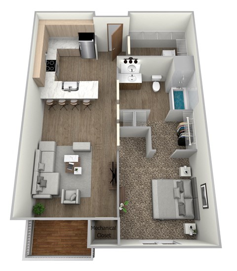 bedroom floor plan an in 1b floor plan, transparent png download at Pinehurst Apartments, Minnesota